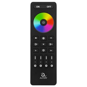 Pilot zdalnego sterowania RF 2,4 GHz 4 strefowy do taśmy RGB/RGBW